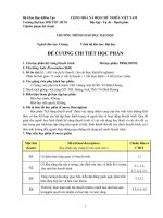 Đề cương chi tiết học phần kĩ năng thuyết trình (Trường Đại học sư phạm kĩ thuật TP.HCM)