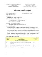 Chương trình đào tạo ngành anh văn 1 (Trường địa học sư phạm kĩ thuật TP.HCM)