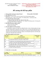 Đề cương chi tiết học phần kĩ năng xây dựng kế hoạch (Trường Đại học sư phạm kĩ thuật TP.HCM)