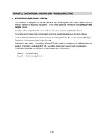 GROUP 2 OPERATIONAL CHECKS AND TROUBLESHOOTING