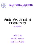 Hướng dẫn thiết kế khuôn dập nguội