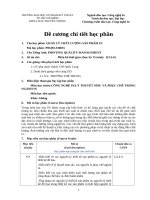 Chương trình đào tạo ngành quản lý chất lượng sản phẩm in (Trường Đại học sư phạm kĩ thuật TP.HCM)