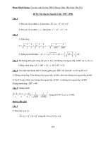 Đề thi vào chuyên Toán Nguyễn Trãi Hải Dương kèm đáp án 01