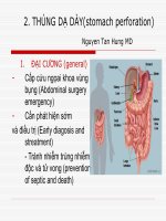 BÀI GIẢNG THỦNG DẠ DÀY