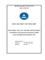 Báo Cáo Thực Tập Tổng Hợp Dành Cho Sinh Viên