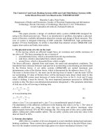 The Control of Anti-Lock Braking System (ABS) and Anti-Skid Reduce System (ASR) in the Diesel-Powered Cars Based on the TMS320F243 DSP