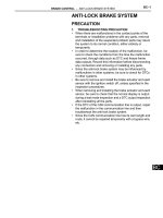 BRAKE CONTROL – ANTI-LOCK BRAKE SYSTEM