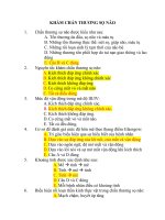 Khám chấn thương sọ não 