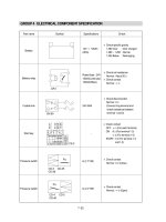 GROUP 4 ELECTRICAL COMPONENT SPECIFICATION