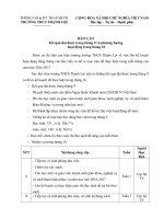 BÁO CÁO Kết quả đạt được trong tháng 9 và phương huớng  hoạt động trong tháng 10 THƯ VIỆN TRƯỜNG HỌC
