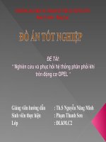 Nghiên cứu và phục hồi hệ thống phân phối khí trên động cơ Opel