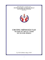 Chương trình đào tạo ngành kĩ thuật y sinh (Trường đại học sư phạm kĩ thuật TP.HCM)