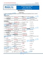 CHUYÊN ĐỀ THÀNH NGỮ MÔN TIẾNG ANH TRUNG HỌC PHỔ THÔNG QUỐC GIA