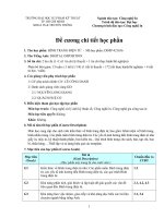 Chương trình đào tạo ngành bình trang điện tử (Trường địa học sư phạm kĩ thuật TP.HCM)