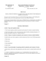 CIRCULAR NO  472016TT BYT DATED DECEMBER 30, 2016, REGULATIONS ON MEDICAL EXAMINATION AND TREATMENT FOR STROKES IN MEDICAL FACILITIES 