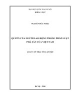 Quyền của người lao động trong pháp luật phá sản của Việt Nam