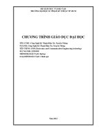 Chương trình đào tạo ngành công nghệ kĩ thuật điện tử, truyền thông (Trường đại học sư phạm kĩ thuật TP.HCM)