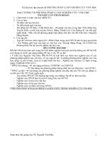 Tài Liệu Học Tập Chuyên Đề Phương Pháp Luận Nghiên Cứu Văn Học