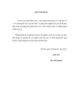 Hoạt động marketing tại Trung tâm Thông tin – thư viện Trường  Đại học Luật Hà Nội