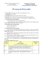 Đề cương chi tiết học phần Những nguyên lý cơ bản của chủ nghĩa Mác Lenin (Trường đại học sư phạm kĩ thuật TP.HCM)