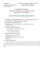 Đề cương chi tiết học phần Thiết kế trang phục nam cơ bản (Trường đại học sư phạm kĩ thuật TP.HCM)