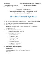 Đề cương chi tiết học phần Thực hành kĩ thuật may cơ bản (Trường đại học sư phạm kĩ thuật TP.HCM)