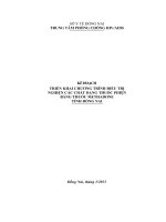 Kế Hoạch Triển Khai Chương Trình Điều Trị Nghiện Các Chất Dạng Thuốc Phiện Bằng Thuốc Methadone Tỉnh Đồng Nai