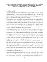 GIẢI THÍCH MỘT SỐ HIỆN TƯỢNG PHỔ BIẾN DO ẢNH HƯỞNG CỦA ĐIỀU KIỆN NGOẠI CẢNH VÀ KỸ THUẬT CANH TÁC ĐẾN NĂNG SUẤT VÀ CHẤT LƯỢNG GIỐNG CÂY TRỒNG