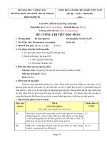 Đề cương chi tiết học phần Kế toán quản trị quản lý (Trường đại học sư phạm kĩ thuật TP.HCM)