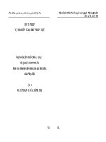 Một Số Kiến Thức Pháp Luật Về Quyền Con Người Dành Cho Giáo Viên