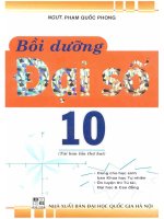 Bồi dưỡng đại số 10 (tái bản lần thứ hai) phần 1 