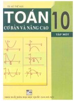 Toán cơ bản và nâng cao 10 (tập 1) phần 1 