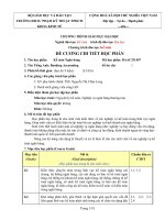 Đề cương chi tiết học phần Kế toán Ngân hàng (Trường đại học sư phạm kĩ thuật TP.HCM)