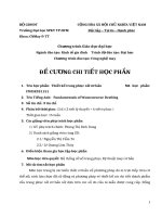 Đề cương chi tiết học phần Thiết kế trang phục nữ cơ bản (Trường đại học sư phạm kĩ thuật TP.HCM)