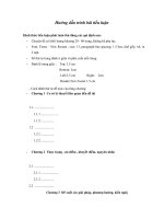 Hướng dẫn trình bài tiểu luận