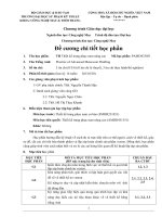 Đề cương chi tiết học phần Thực hành Thiết kế trang phục nam nâng cao (Trường đại học sư phạm kĩ thuật TP.HCM)