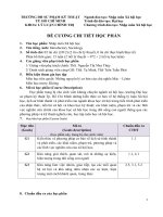 Đề cương chi tiết học phần Xã hội học (Trường đại học sư phạm kĩ thuật TP.HCM)