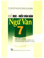 Để đọc   hiểu văn bản ngữ văn 7 phần 1 