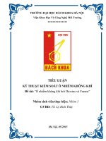 Ô nhiễm không khí bởi dioxins và furans