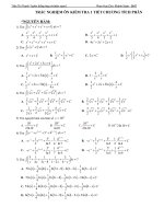 chuyen de nguyen ham tich phan 