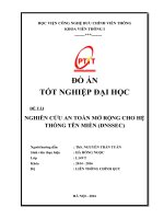 NGHIÊN cứu AN TOÀN mở RỘNG CHO hệ THỐNG tên MIỀN (DNSSEC) 