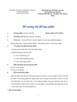 Đề cương chi tiết học phần Văn học anh mỹ (Trường đại học sư phạm kĩ thuật TP.HCM)