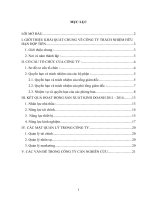 Báo cáo thực tập tốt nghiệp tại công ty TNHH hợp tiến 