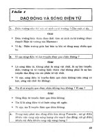 Câu hỏi lý thuyết vật lí và những suy luận có lí phần 2 