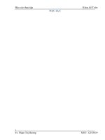 TÌNH HÌNH THỰC tế CÔNG tác kế TOÁN tại CÔNG TY CP vân THÀNH 