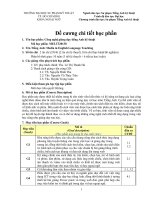 Đề cương chi tiết học phần Công nghệ giảng dạy tiếng anh kĩ thuật (Trường đại học sư phạm kĩ thuật TP.HCM)