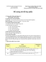 Đề cương chi tiết học phần Tiếng anh nâng cao 2 (Trường đại học sư phạm kĩ thuật TP.HCM)