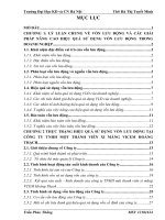 Giải pháp nâng cao hiệu quả sử dụng vốn lưu động tại công ty TNHH một thành viên xi măng VICEM hoàng thạch 