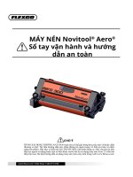 máy nén novitool aero sổ tay vận hành và hướng dẫn an toàn
