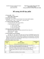 Đề cương chi tiết học phần Tiếng anh viết 1 (Trường đại học sư phạm kĩ thuật TP.HCM)